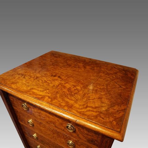 Victorian pollard oak Wellington chest top