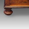 Victorian pollard oak Wellington chest turned foot