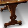 Victorian walnut small library table end