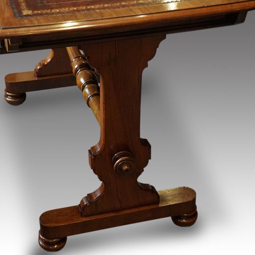 Victorian walnut small library table end