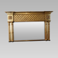 19thc. gilt overmantle mirror