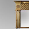 19thc. gilt overmantle mirror cluster columns