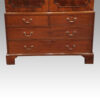George III mahogany linen press base