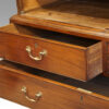 George III mahogany linen press drawers