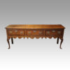 Georgian oak cabriole leg dresser base