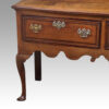 Georgian oak cabriole leg dresser base shaped apron