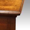 Georgian oak cabriole leg dresser base top corner