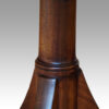 Georgian style mahogany twin pedestal dining table gun barrel column
