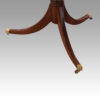Georgian style mahogany twin pedestal dining table legs