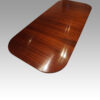 Georgian style mahogany twin pedestal dining table top