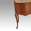 Pair of French bedside cabinets leg