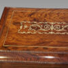 Regency brass inlaid rosewood work table top