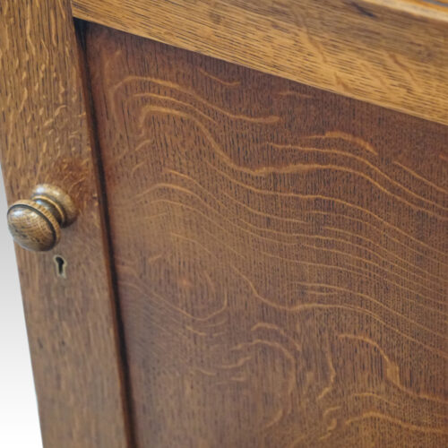 Victorian oak partners desk door knob