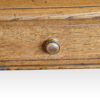 Victorian oak partners desk turned knob handle
