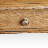 Victorian oak partners desk turned knob handle