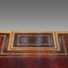 Victorian oak writing table pentray
