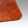 William IV mahogany tea table interior detail