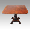 William IV mahogany tea table open