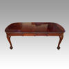 Edwardian mahogany claw and ball extending table