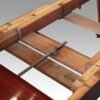 Edwardian mahogany claw and ball extending table mechanism