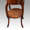 Pair of Parquetry oval cabinets platform