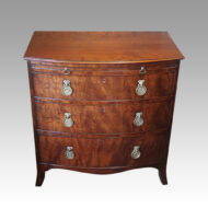 Regency mahogany batchelors chest