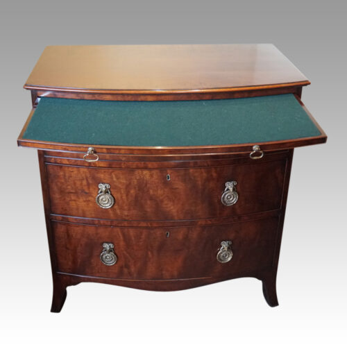 Regency mahogany batchelors chest slide
