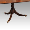 Regency style mahogany 3 pillar dining table end base