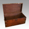 Victorian brass bound officers military chest interior