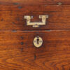 Victorian brass bound officers military chest lid handle