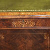 Victorian inlaid walnut Davenport desk front edge
