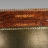 Victorian inlaid walnut Davenport desk inlay detail