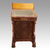 Victorian inlaid walnut Davenport desk lid open
