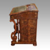 Victorian inlaid walnut Davenport desk side