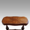 Victorian shaped walnut card table top