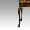 Antique chinoiserie card table leg