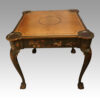 Antique chinoiserie card table playing surface