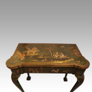 Antique chinoiserie card table top
