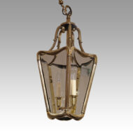 Edwardian rronze hall lantern