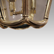 Bronze hall lantern underside