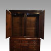 George III oak livery cupboard interior