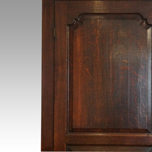 George III oak livery cupboard panel