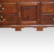 George III oak livery cupboard small cupboard door