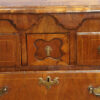 George III walnut Norfolk chest central drawer