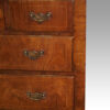 George III walnut Norfolk chest drawers