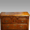 George III walnut Norfolk chest front drawers