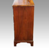 George III walnut Norfolk chest other side