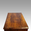 George III walnut Norfolk chest top detail