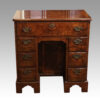 George III walnut knee hole