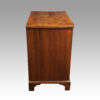 George III walnut knee hole side